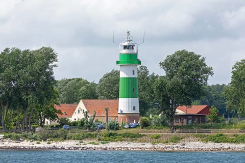 Lighthouse BÃ¼lk, Kieler Woche, Kiel Fjord, Strande, Kiel, Schleswig-Holstein, Germany