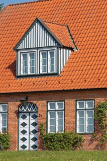 House, window, skylight, door, KanalstraÃŸe, Holtenau, Kiel, Schleswig-Holstein, Germany