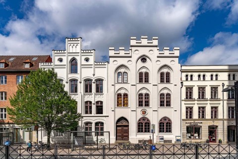 The Haus der Kaufmannschaft, Hanseatic City of LÃ¼beck, Schleswig-Holstein, Germany