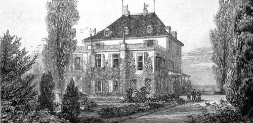 Arenenberg, castle on Untersee in the municipality of Salenstein in the canton of Thurgau in