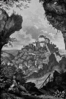 GÃ¶ÃŸweinstein, town and castle in the Middle Ages, district of Forchheim, Upper Franconia,