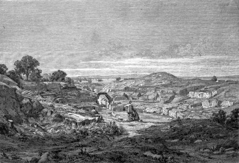 The Amphitheatre, Amphitheatre in Syracuse, Sicily, Italy, Historical, Reproduction from a model