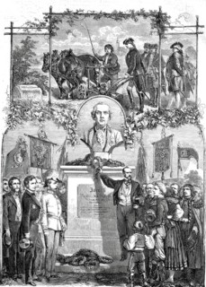 The celebration in honour of Emperor Joseph II, Monument in Slavikovice in Moravia, Slavikovice in