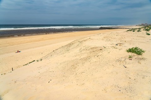 On the Plage des Cormorans beach in Mimizan-Plage, CÃ´te d'Argent, France