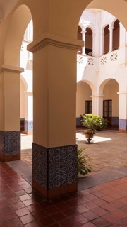 Salta colonial architecture and Central Plaza of 9 of July Plaza 9 De Julio in historic city center