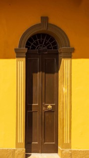 Panama, Panama City historic center Casco Viejo colorful streets and colonial architecture