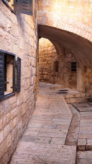 Israel, Jerusalem Old City Jewish quarter and historic center near Jaffa Gate