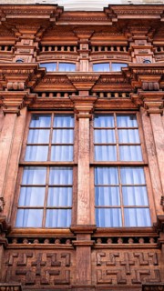 Lima, Peru, architecture of Central plaza Mayor or Plaza de Armas in historic city center