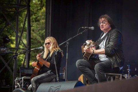 Uwe Hassbecker (Silly) and Maschine live at the Berliner Rundfunk 91.4 Open Air at the Berlin