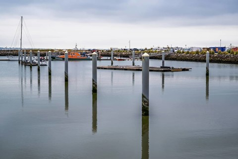 Marina in Le Verdon-sur-Mer, Nouvelle-Aquitaine, Gironde, France