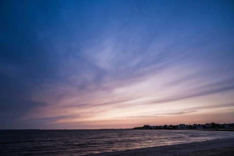 Sunset over Fouras, Fouras-les-Bains, Charente-Maritime, Nouvelle-Aquitaine, France