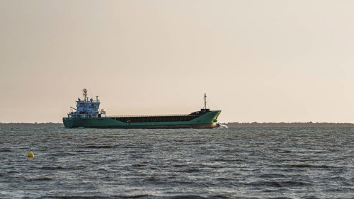 Vessel WILSON PLYMOUTH Ship on Gironde Estuary in France, General Cargo, Norway