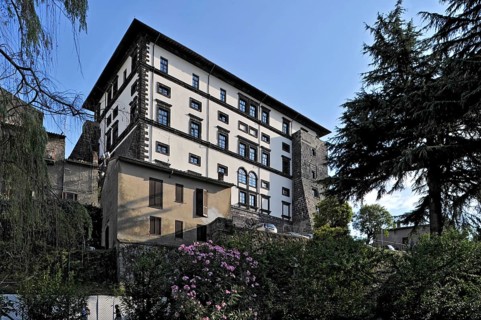 Palazzo Farnese by Antonio da Sangallo, Renaissance architect, Via Roma, Gradoli, historic centre,
