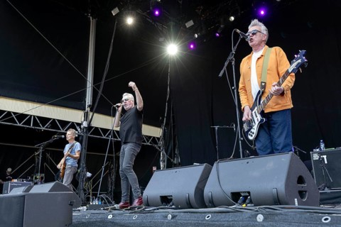 The Undertones, punk rock band, Northern Ireland, open air at the Citadel Music Festival, 04.07