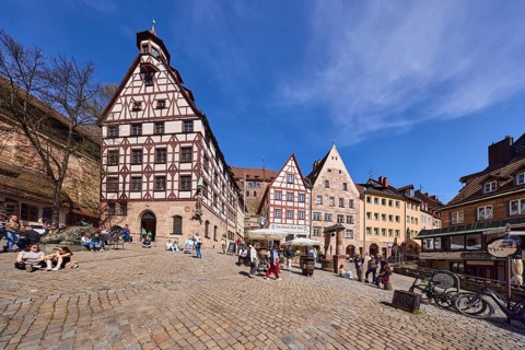Pilatus House, town house, late Gothic architectural style, historic buildings, half-timbered