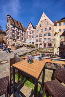 Pilatushaus, town house, late Gothic architectural style, historic buildings, half-timbered houses,