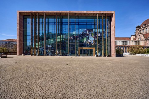 Nuremberg State Theatre, Schauspielhaus Nuremberg, architect Jörg Friedrich, modern architecture,