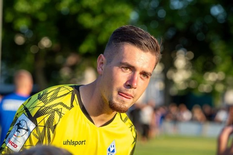SC KÃ¤fertal against Waldhof Mannheim (test match) ***Picture: Lucien Hawryluk