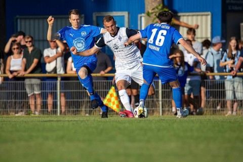 SC KÃ¤fertal against Waldhof Mannheim (test match) ***Picture: Match scene