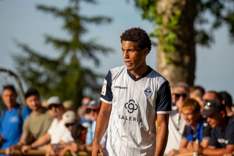 SC KÃ¤fertal against Waldhof Mannheim (test match) ***Picture: Djayson Mendes