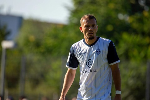 SC KÃ¤fertal against Waldhof Mannheim (test match) ***Picture: Kushtrim Asallari