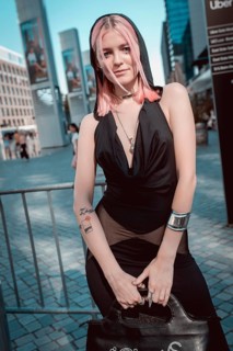 Guest Natali at the Kilian Kerner Fashion Show during the Berlin Fashion Week 2025 on 02.07.2025