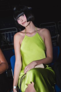 Magdalena (GNTM 2025) at the Kilian Kerner Fashion Show during the Berlin Fashion Week 2025 on 02