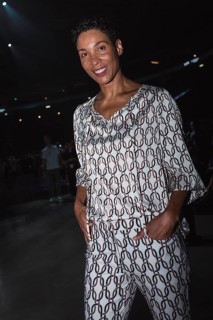 Annabelle Mandeng at the Kilian Kerner Fashion Show during the Berlin Fashion Week 2025 on 02.07