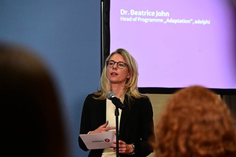Dr Beatrice John from the consulting firm Adelphi will be speaking at a panel discussion organised