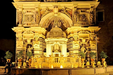 Fountain of the hydraulic organ, Fontana dell'Organo, Renaissance garden of Villa d'Este, water