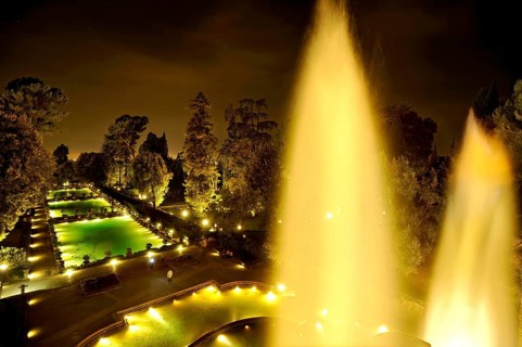 Neptune Fountain, Fontana di Nettuno, fish ponds, Renaissance garden of Villa d'Este, water