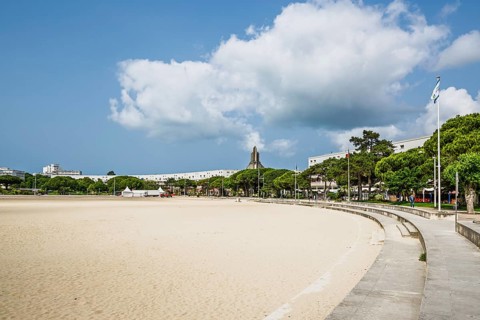 Beach in Royan, Nouvelle-Aquitaine, Charente-Maritime, France