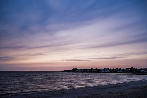 Sunset over Fouras, Fouras-les-Bains, Charente-Maritime, Nouvelle-Aquitaine, France