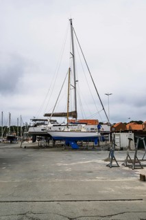 Marina in Le Verdon-sur-Mer, Nouvelle-Aquitaine, Gironde, France