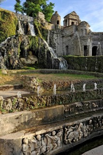 Fountain Fontana della Rometta e di Roma, Renaissance garden of Villa d'Este, water features,