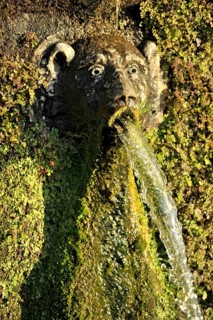 Gargoyles, Avenue of a Hundred Fountains, Viale delle Cento Fontane, Renaissance garden of the