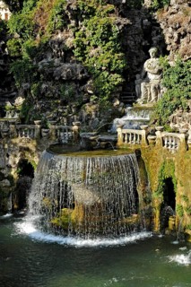 Ovato Fountain Fontana dell'Ovato, Renaissance garden of Villa d'Este, water features, fountains,