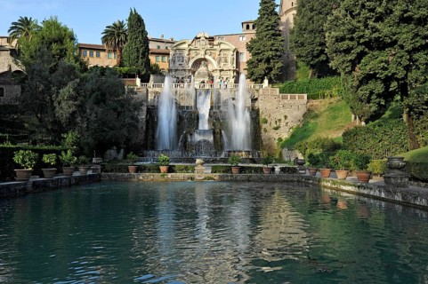 Fish ponds, Neptune Fountain, Fontana di Nettuno, Fountain of the Hydraulic Organ, Fontana