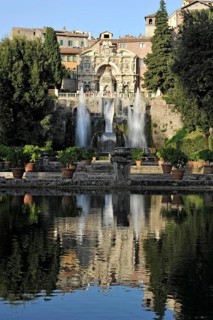 Fish ponds, Neptune Fountain, Fontana di Nettuno, Fountain of the Hydraulic Organ, Fontana