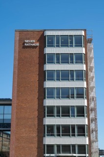 New Town Hall, Tourist Information, Welcome centre, Kiel, Kiel Fjord, Baltic Sea,