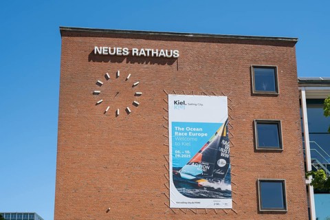 New Town Hall, Tourist Information, Welcome centre, Kiel, Kiel Fjord, Baltic Sea,