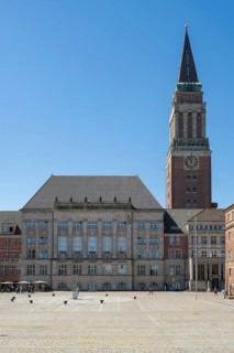 Town Hall, Town Hall Square, Rathausplatz, Kiel, Kiel Fjord, Baltic Sea, Schleswig-Holstein,