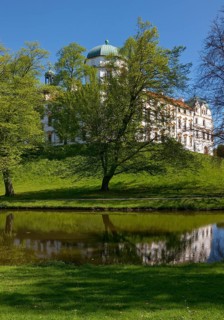In the landscape park of Celle Castle, Lower Saxony, Germany