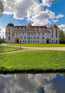 Castle park and Celle Castle, Lower Saxony, Germany