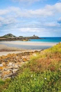 Le rocher du coq at the Plage de Penfoul in Brittany near Landunvez, France