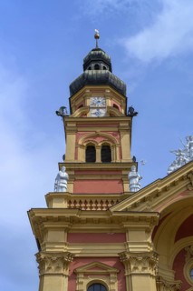 Church tower of Wilten Abbey, Klostergasse 7, Wilten, Innsbruck, Austria