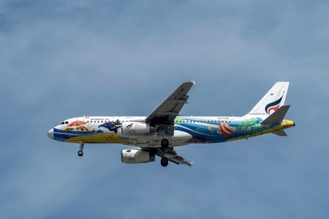 Aircraft Bangkok Airways, HS-PGW, Airbus A320-200