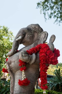 Elephant figure, Loh Dalum Beach, Koh Phi Phi, Krabi, Andaman Sea, Thailand