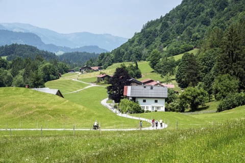 Dietersberg, Trettachtal, near Oberstdorf, OberallgÃ¤u, AllgÃ¤u, Bavaria, Germany