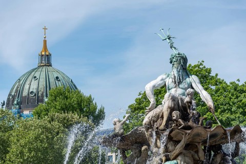 Berlin Cathedral, in front of Neptune Fountain, Berlin, Germany